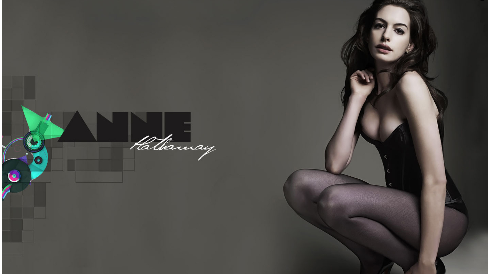 Anne Hathaway Stockings