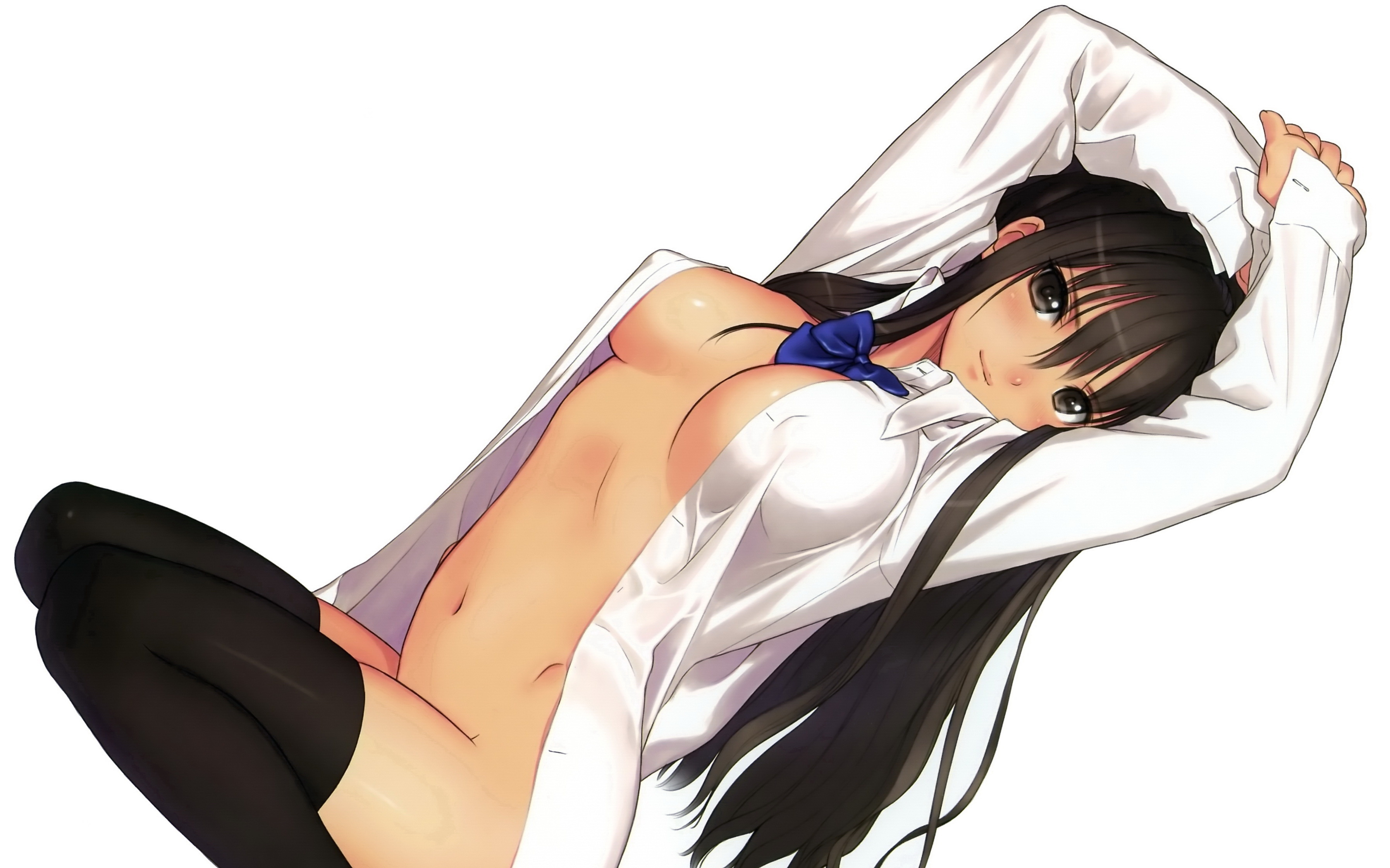 Dark Hair Hentai Sex Gallery - Wallpaper tony taka, hentai, hot, sexy, boobs, breasts, nipples, dark hair,  long hair, black eyes, shirt, leggings, stockings, skinny, delicious, sexy,  perfect girl, tippy toes, hot ass, perfect body, perfect tits, perfect