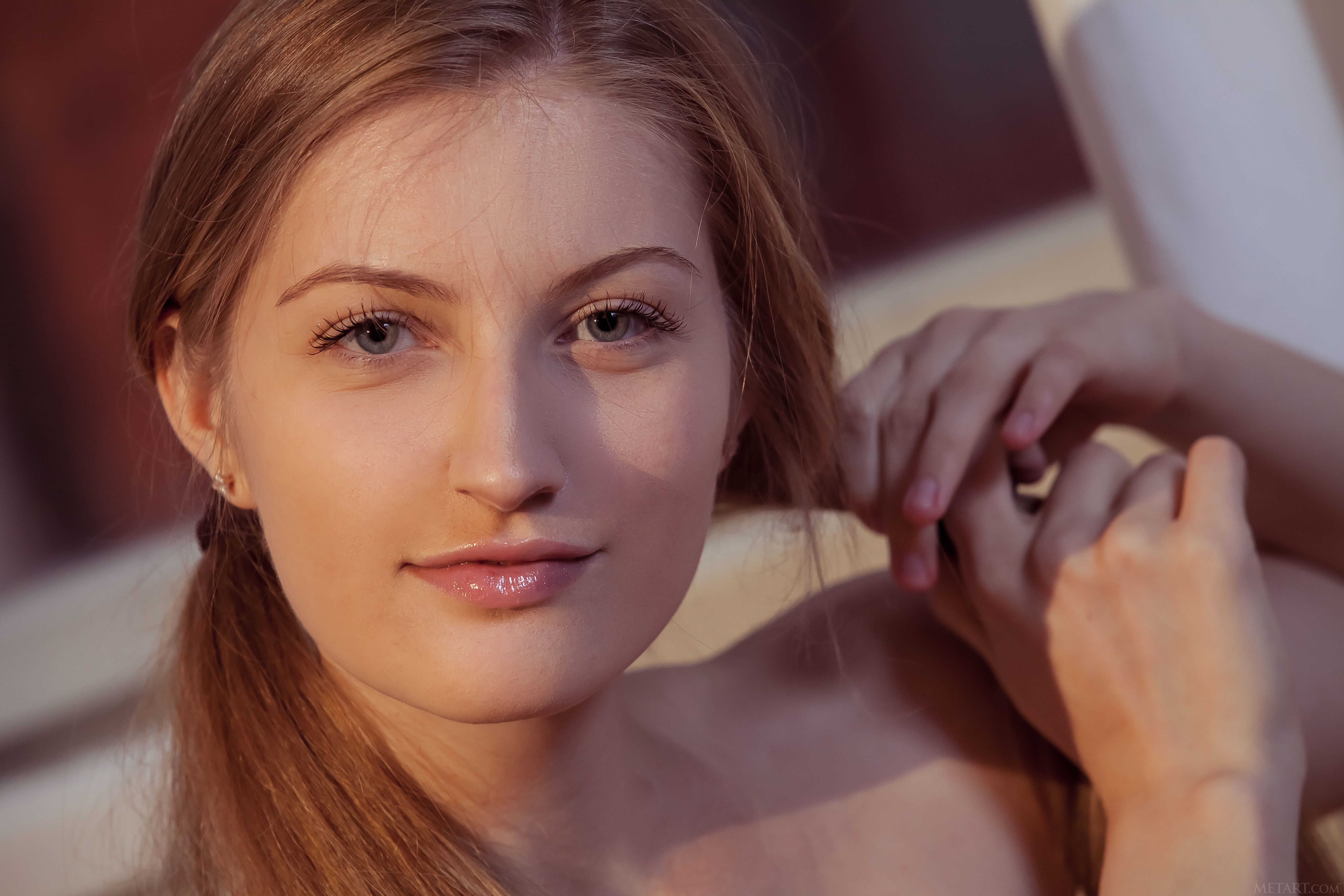 bretona, pigtails, beautiful, face, girl, eyes, lips, braided pigtails