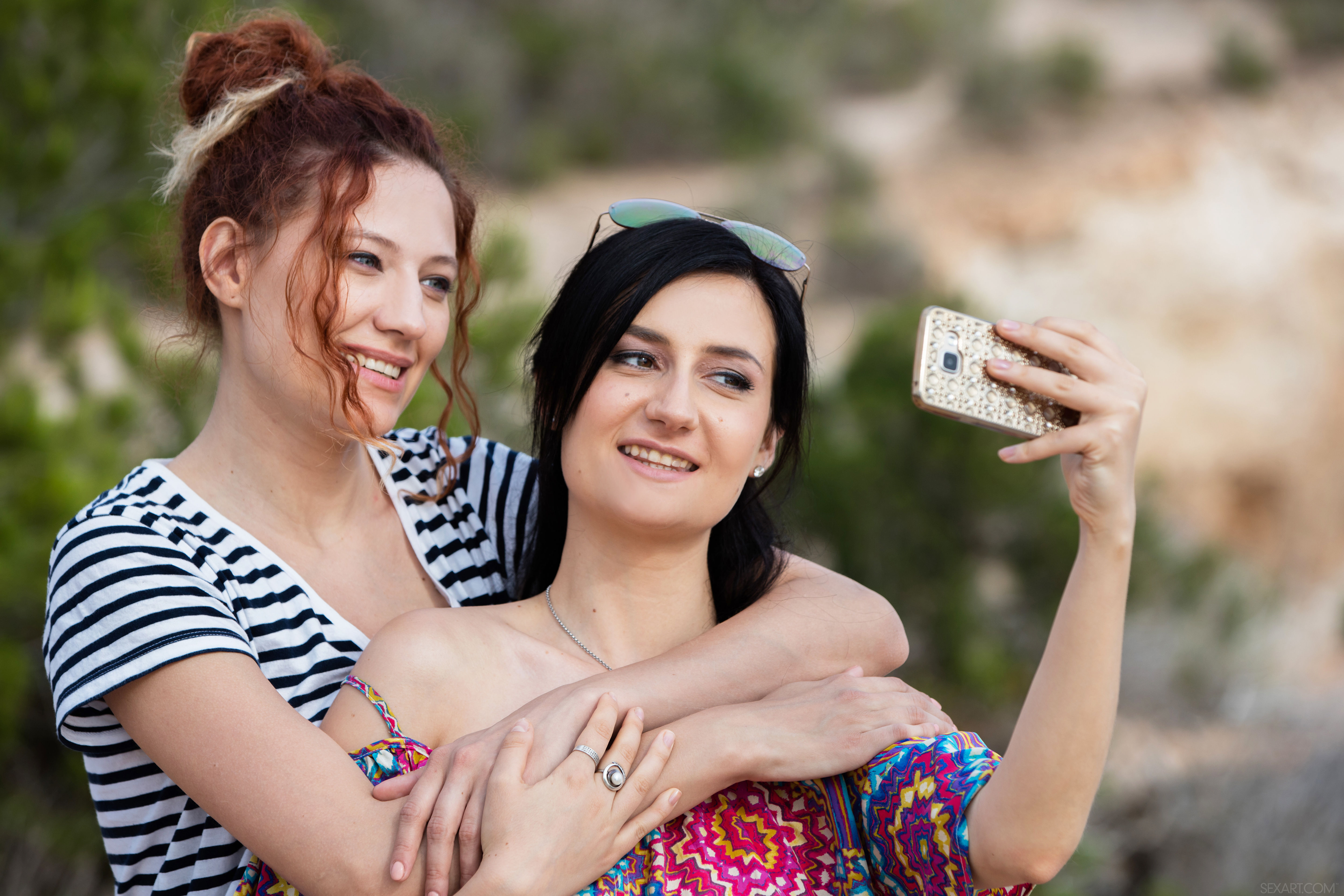 melody, stasy rivera, sexy girls, hot girls, lesbian, smile, non nude, selfie