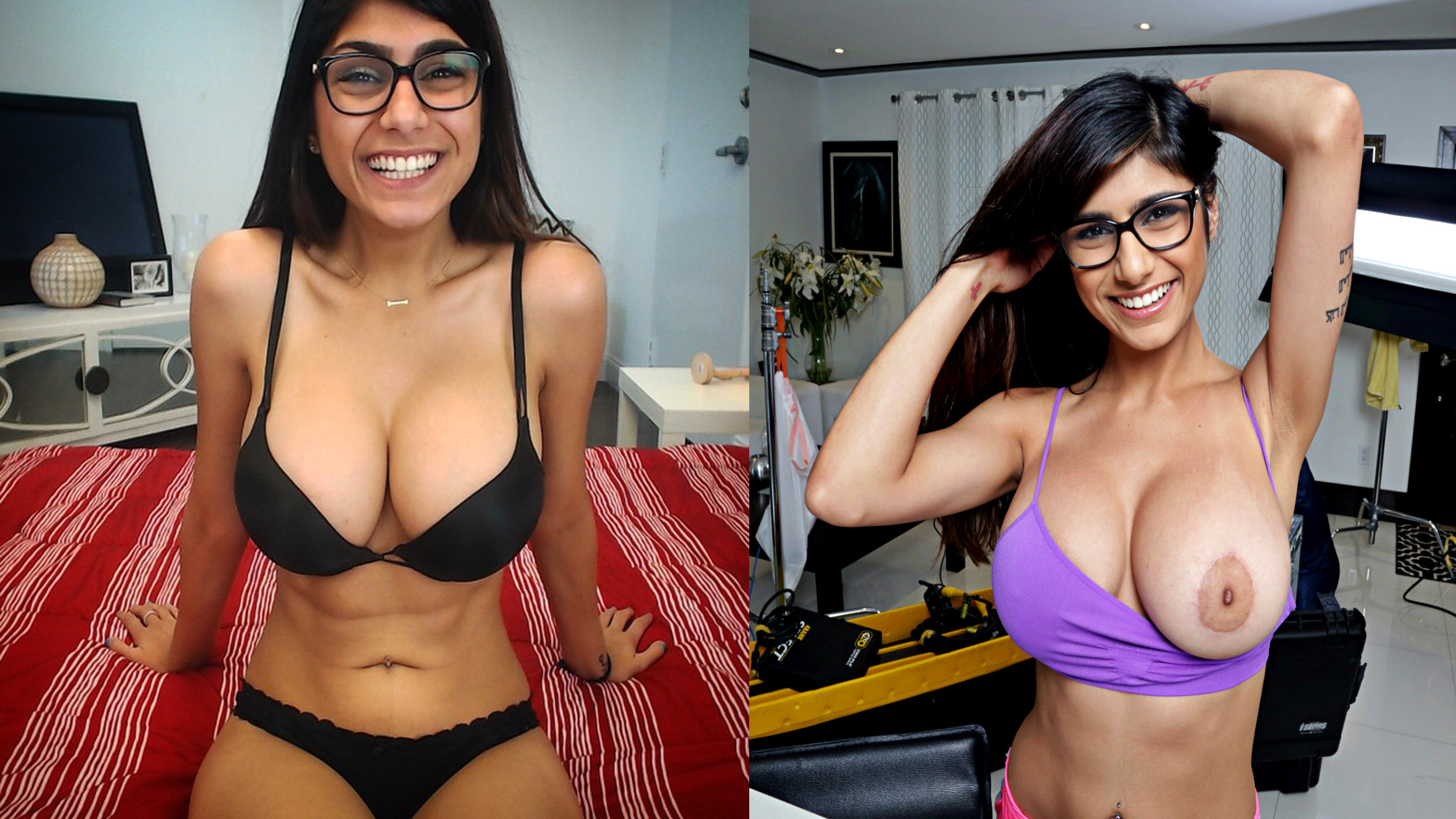 Mia khalifa boobs in bra