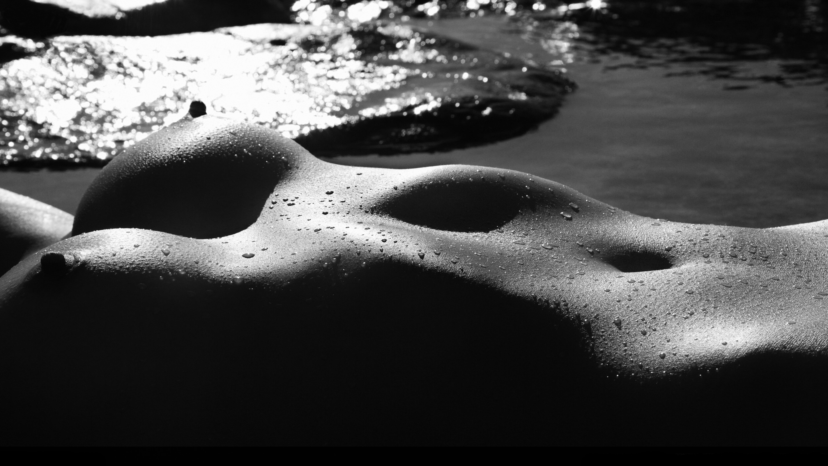 2844px x 1600px - Wallpaper beach, nude, black and white, body, curves, water, boobs, tits,  nipples, dark, wet desktop wallpaper - Girls & Beaches - ID: 245722 -  ftopx.com