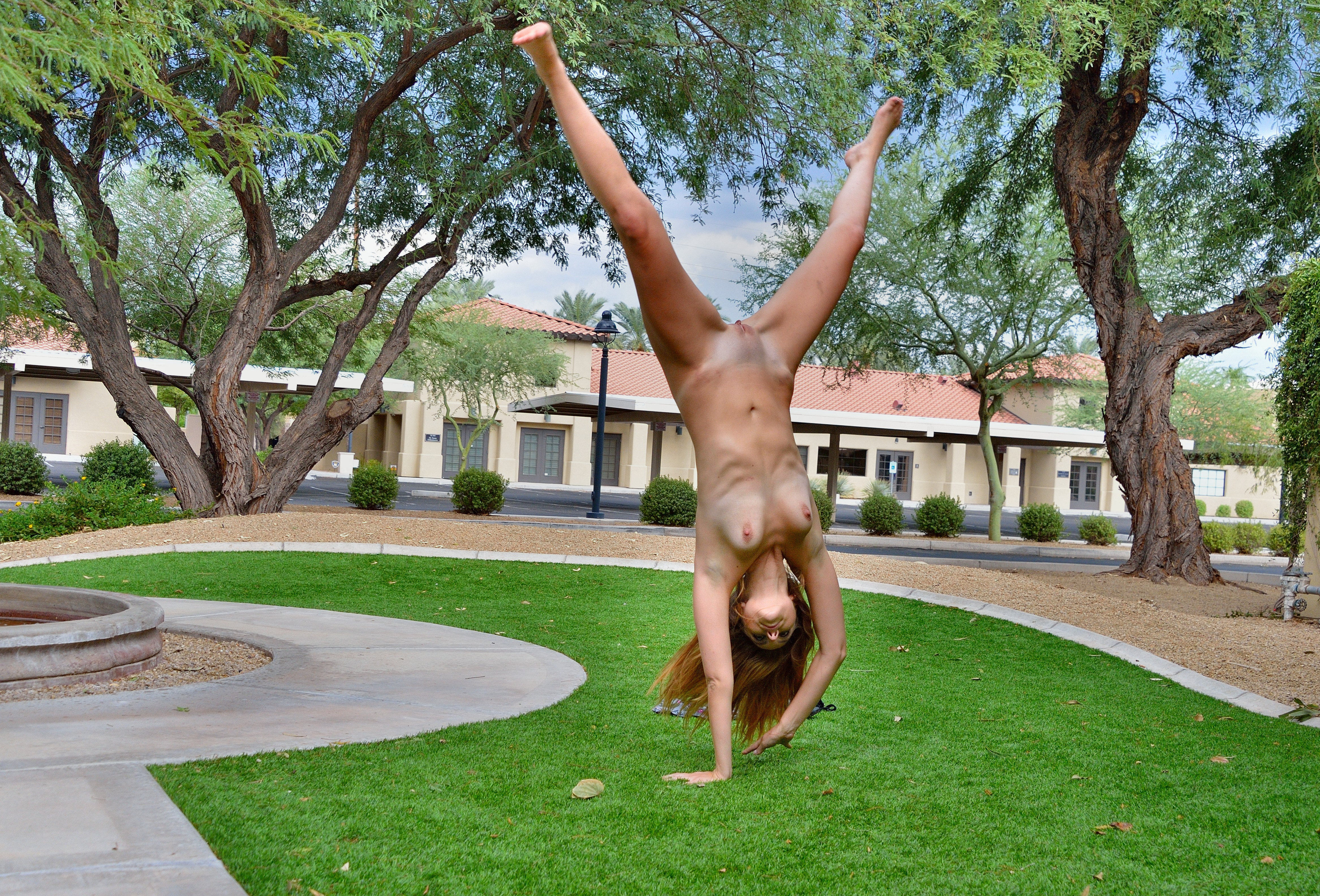 Nude Handstand