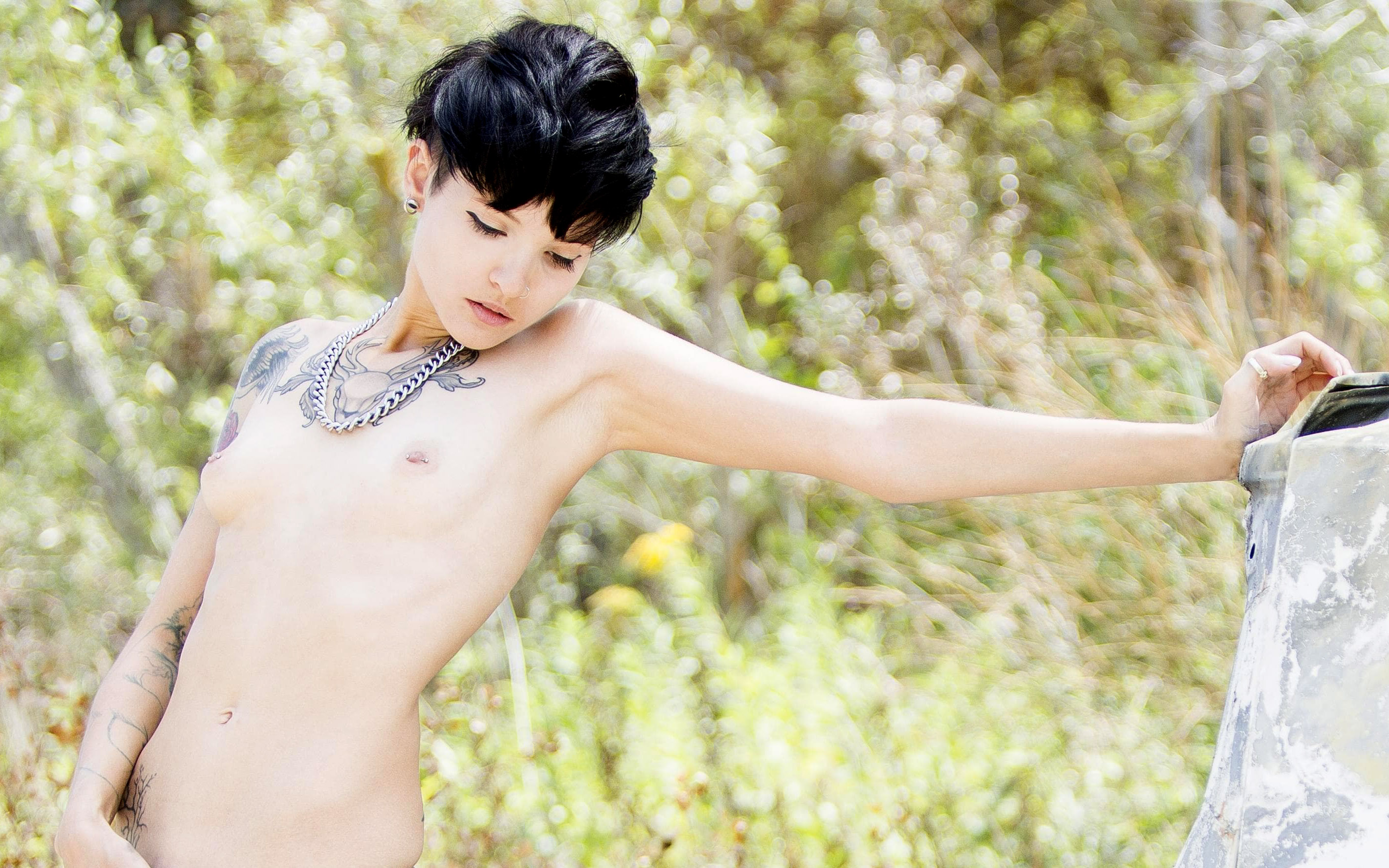 Black Haired Nude