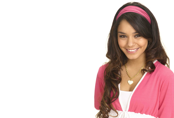 vanessa hudgens, singer, actress, smile, brunette, long hair, sexy