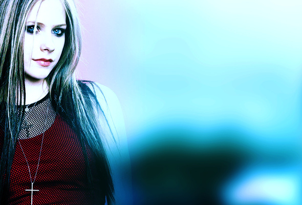 avril lavigne, singer, smile, cross