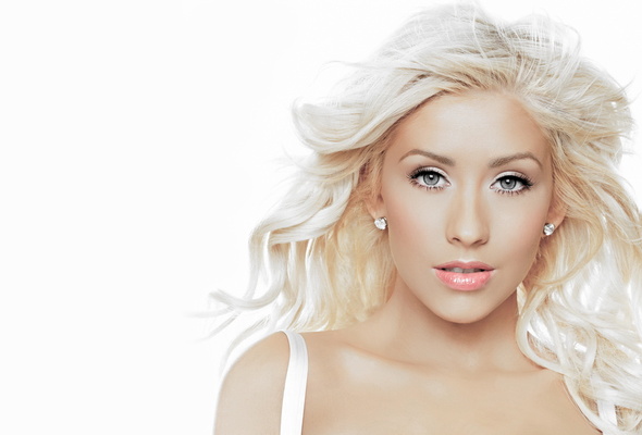 christina aguilera, singer, blonde