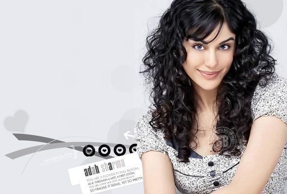 adah sharma, actress, brunette, smile, bollywood