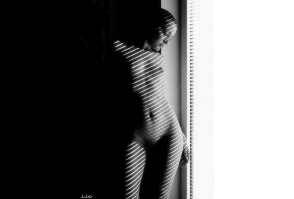 nude, window, tits, art, young, sexy babe, posing, tiny tits, black and white, minimalist wall, erotic art, bellybutton, the variations of light and shade, shadow, shaved, small tits
