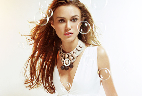 keira knightley, actress, dress, bubbles