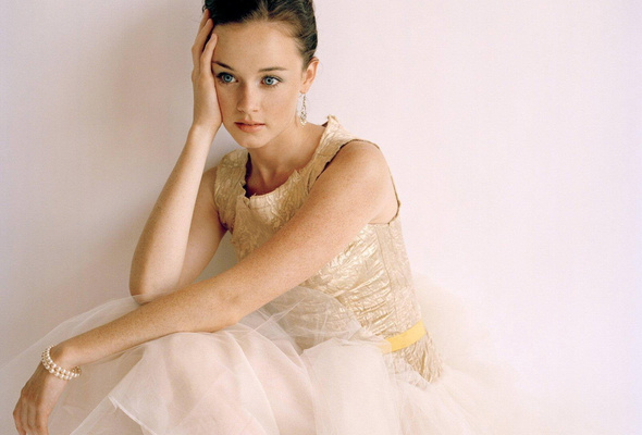 alexis bledel, actress, dress, brunette