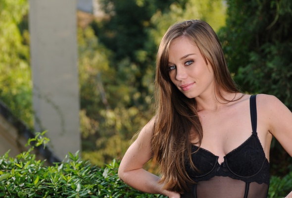 capri anderson, brunette, lingerie, celeb, smile, cute, sexy, girl, young, hot, celebrity