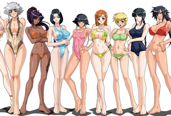 fantasy, girl, bikini, anime, bleach