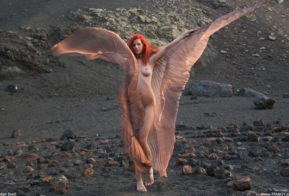 ariel, redhead, nude, beautiful, breasts, boobs, busty, nipples, hot legs, ariel piper fawn