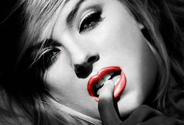 girl, red, lips, eyes, face, beauty, skinny, delicious, sexy