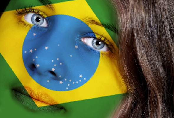 petite, cute, model, brunette, blue eyes, skinny, delicious, sexy, brazilian