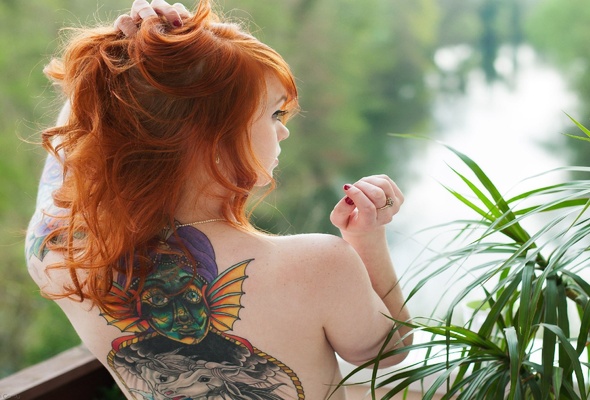 candy, red head, goth, teen, cute, tats, tattoo, suicide girls, lass