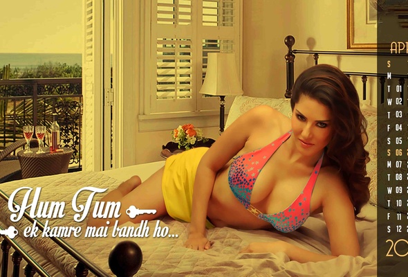 sunny leone, sunny, leone, underboobs, sexy, brunette, hot, beauty, lingerie, hot, perfect, beauty, wonderful curves, gorgeous, bed, leaned, ass, poster, bollywood, celeb, calendar