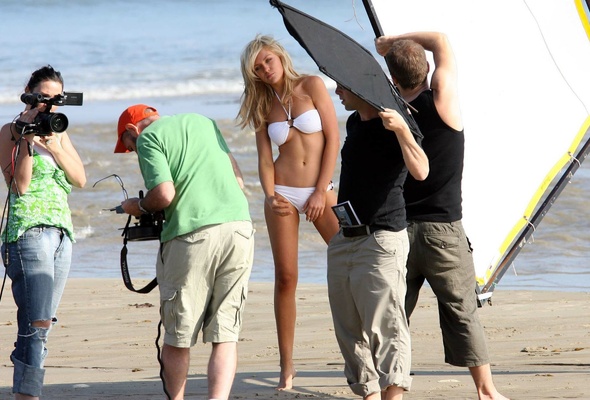 hot, beach, photo shoot, bikini, abigail clancy