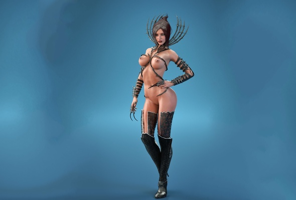 3d Black Big Tits - Wallpaper 3d, girl, black haired, naked, art, sexy, big boobs, big breasts,  virtual babe, fantasy desktop wallpaper - 3D & Vector Girls - ID: 154311 -  ftopx.com