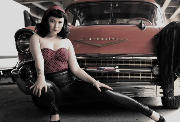 amateur, american, black, chevrolet, chevy, chubby, erotic, hi-q, high heels, leggings, legs, long hair, lycra, model, old car, pale skin, pin up, pin up style, polka dot, posing, sexy babe, sexy dressed, shiny, tight, top, violette, polka dots