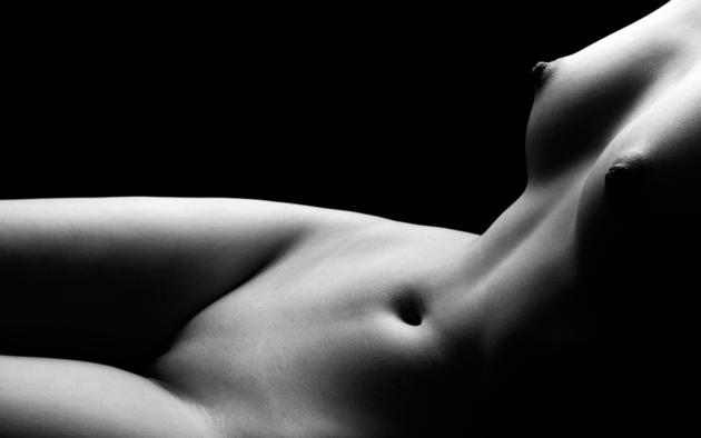 artistic nudes, black&white, navel, puffy nipples, shaved, tits