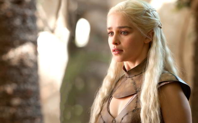 emilia clarke, leather, actress, blonde, game of thrones