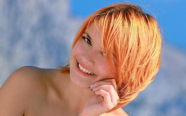 violla a, sunny, metart, shiny, pretty, smile, redhead, dina p, myza