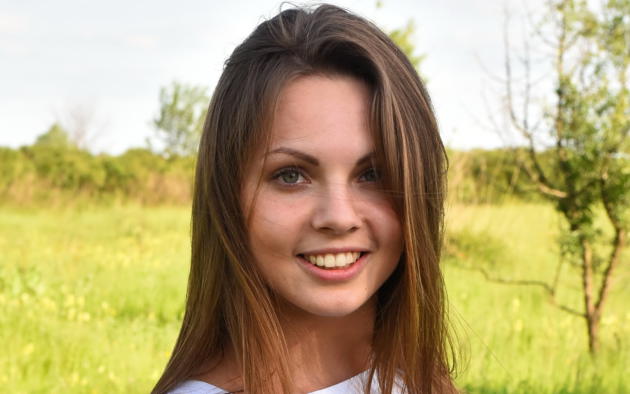 cheyanna, met-art, cute, outdoor, on the bike, smile