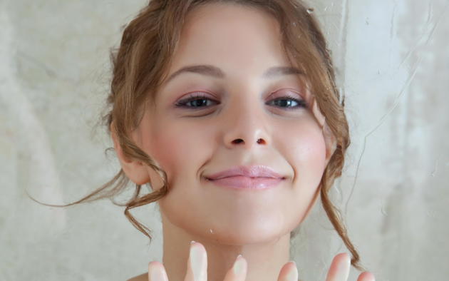 nikia a, metart, face, eyes, cute, smile, pink lips