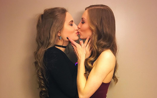 lesbians, kiss, women, hair, beautiful, bad quality