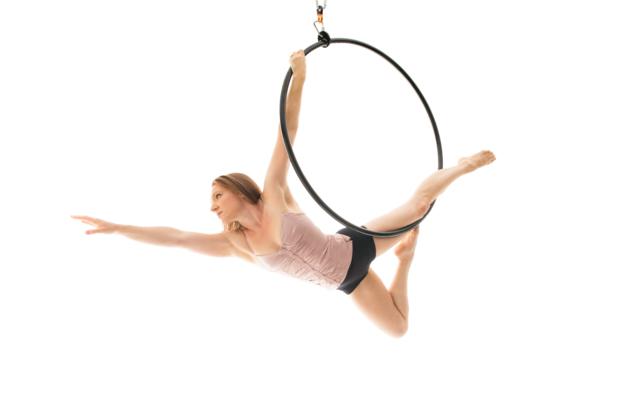 hoop, aerial, yoga, aerial dance, aerial hoop, minimalist wall