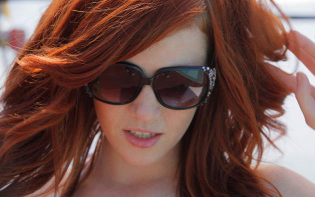 elle alexandra, elle alexandria, elle e, x-art, sunglasses, redhead, face, beautiful, sexy