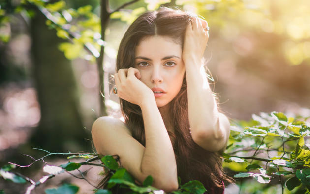 aya, beauty, outdoor, model, nature, brunette, cute