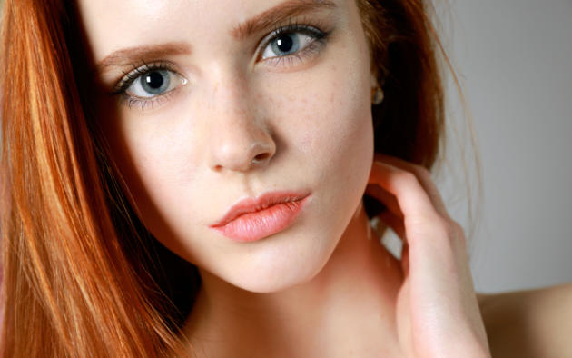 bella milano, model, russian, blue eyes, sensual lips, face, redhead, portrait, elizaveta shahmametova, elizaveta prohorenko