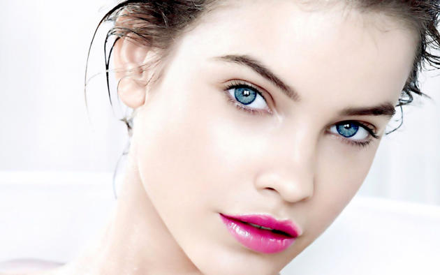 barbara palvin, model, pretty, blue eyes, magyar, hungarian, sensual lips, face