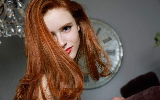 bella milano, elizaveta shahmametova, elizaveta prohorenko, redhead, pretty, model, face, long hair