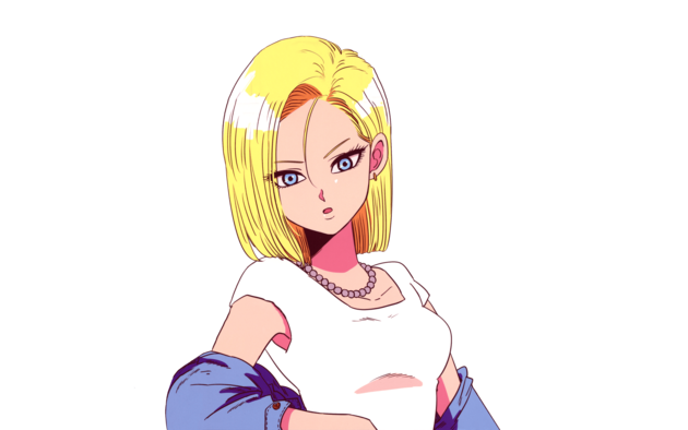 android 18, anime, akira toriyama, blonde