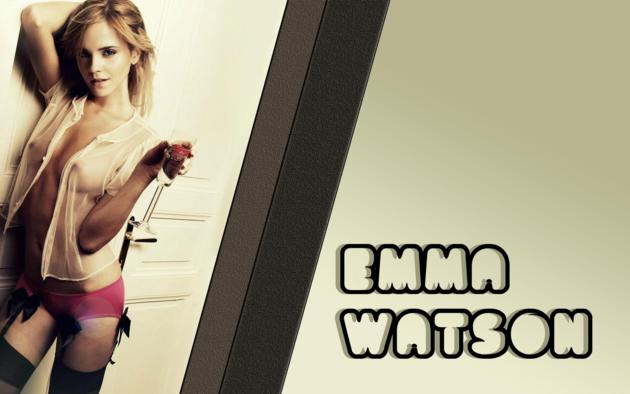 emma watson, see through, beautiful, legs, fake, celebrity fake, tits, nipples, panties, stockings, sexy