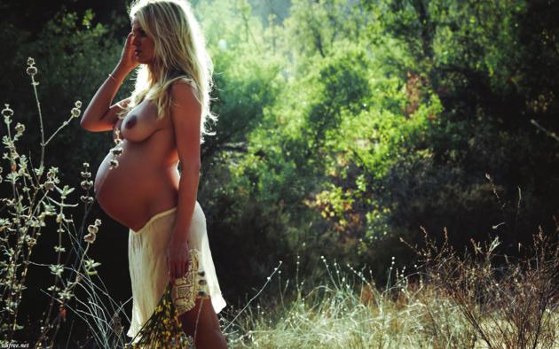 chelsea salmon, pregnant, outdoors, nude, boobs, tits, nipples, tanned, blonde