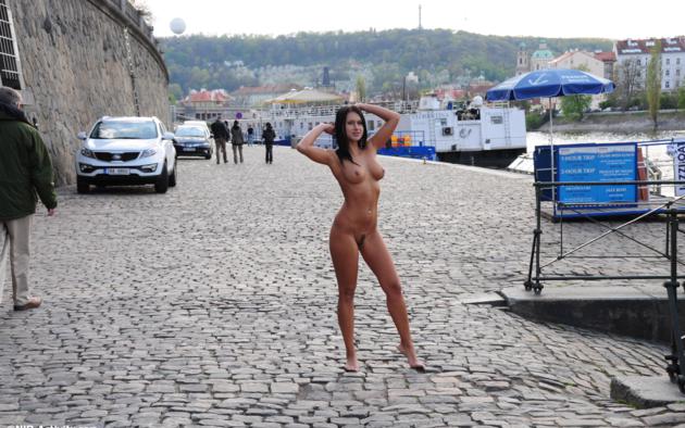 angelica, nude, girl, tits, pussy, brunette, sexy, trimmed pussy, tanned, nipples, boobs, prague, public, armpits, ferry, czech