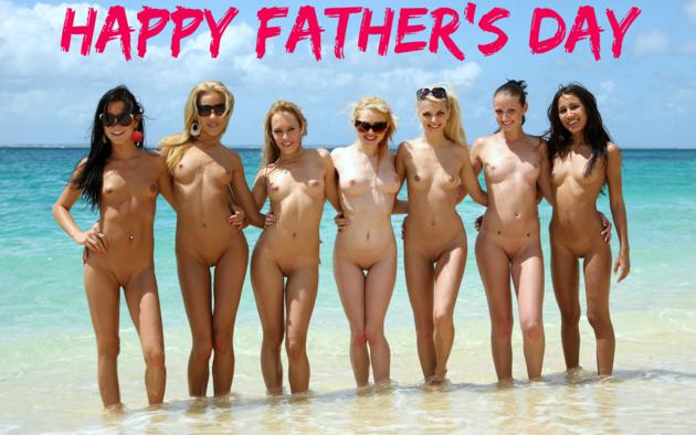 holiday, models, beach, naked, fathers day, blondes, brunettes, boobs, tits, nipples, shaved pussies, pierced navels, sunglasses, smiles, hi-q, blue angel, jana foxy, tanner mayes, anita pearl, jana jordan, amia moretti, 7 girls