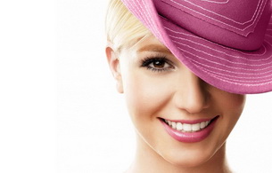 britney spears, face, smile, hat, singer, actress