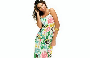 miranda kerr, model, dress, glasses