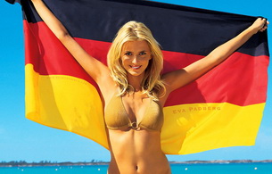 eva padberg, actress, model, singer, blonde, lingerie, german, sexy babe, bikini