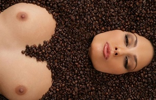 coffee and milk, coffee, fresh coffee, coffee nipples, tits, nipples