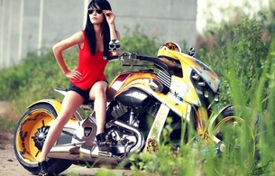 saigon_motors, babe, girl, bike, costum bike