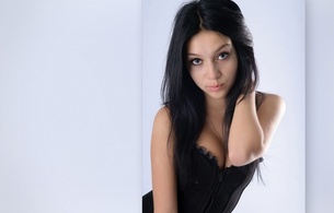 sweet, sexy, brunette, face, lips