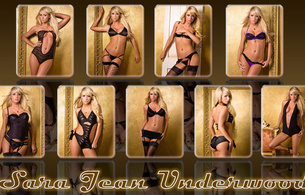 model, linegrie, blonde, sara jean underwood, stocking, collage