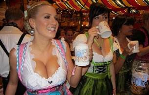 ockteberfest, model, jordan carver, drink, babes, boobs, big tits, oktoberfest, decollete